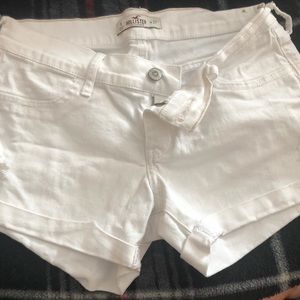 White Hollister Shorts